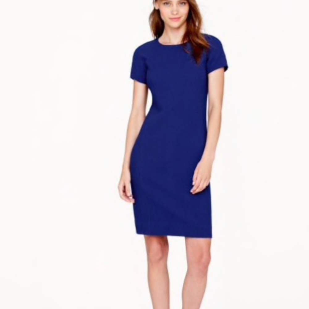 JCREW Double-faced wool crepe dress